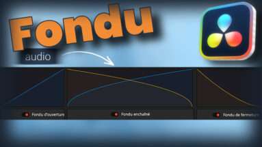 Comment appliquer un fondu par lots dans DaVinci Resolve.