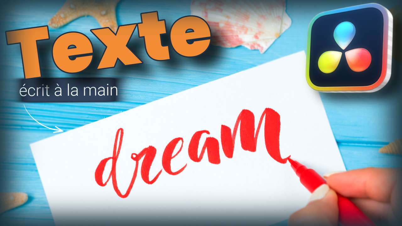 Comment Faire Un Montage Ecriture Sur Une Video Existante Comment créer l'effet écriture manuscrite dans DaVinci Resolve