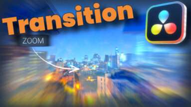 transition zoom DaVinci Resolve